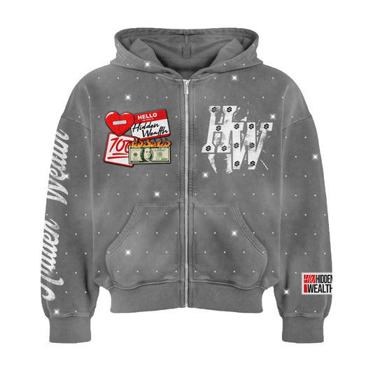 "Smokey Grey" HW Zip UP