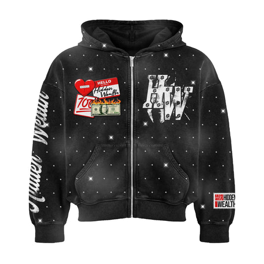 "Black" HW Zip up